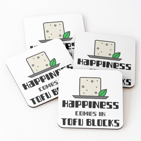 Item preview, Happiness comes in Tofu Blocks designed and sold by VegaTique.