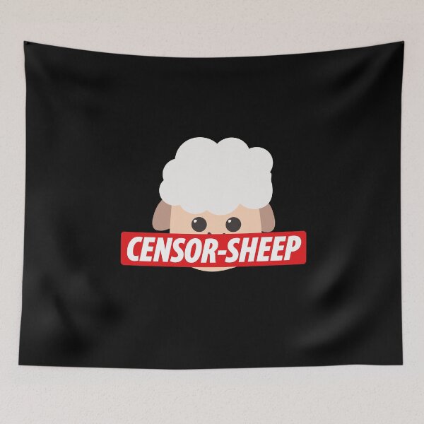 Item preview, Censored Sheep | Sheep Puns | Funny Gift designed and sold by Fluffy-Vectors.