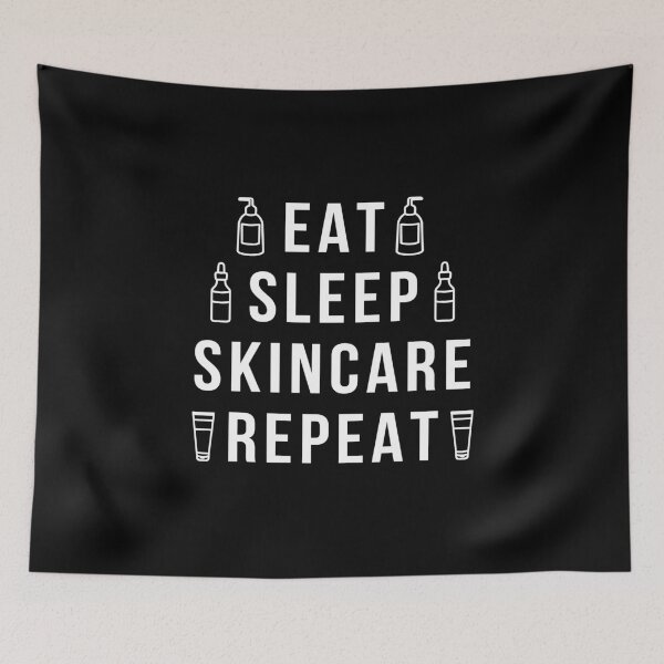 Item preview, Eat Sleep Skincare Repeat  designed and sold by DOLCEINDIGO.