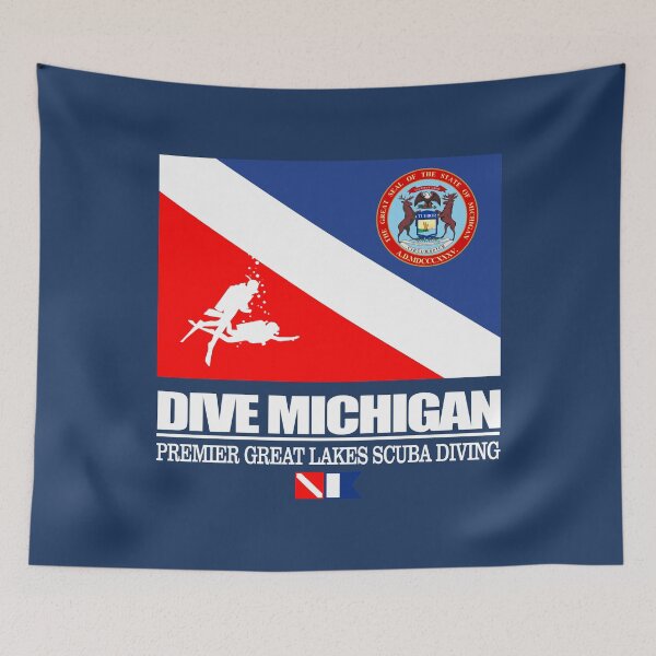Item preview, Dive Michigan (DF) designed and sold by curranmorgan.