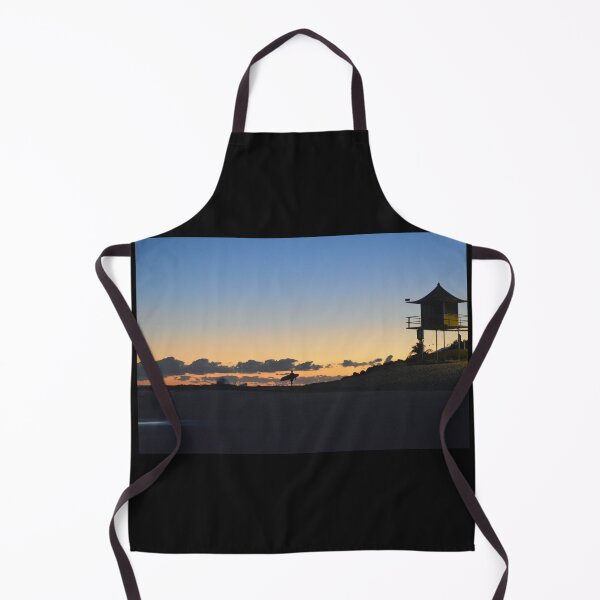 Item preview, First Light Surfer Silhouette at Snapper Rocks Gold Coast Australia designed and sold by SaltySurfgirl.