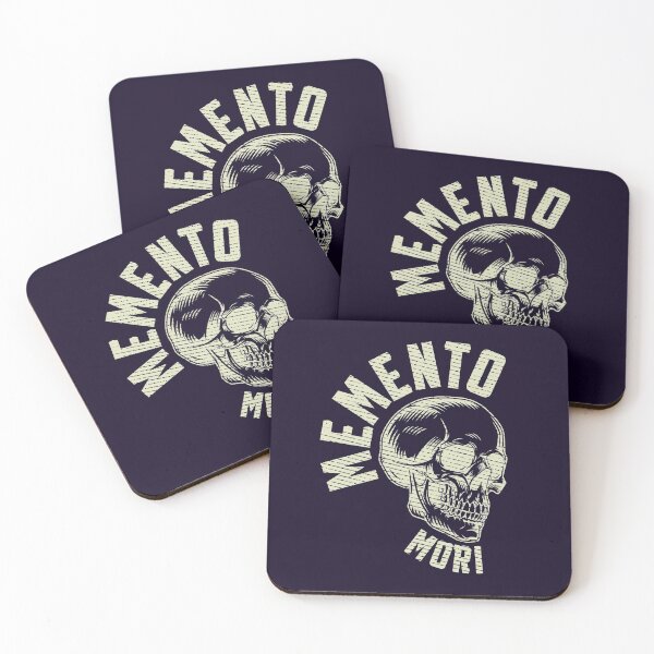 Item preview, MEMENTO MORI, Vintage and Punk Skull, Latin typography. designed and sold by REDPRINT Studio.