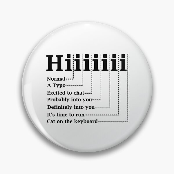 Item preview, Hi Hello Welcome Funny Pun designed and sold by LashCreations.
