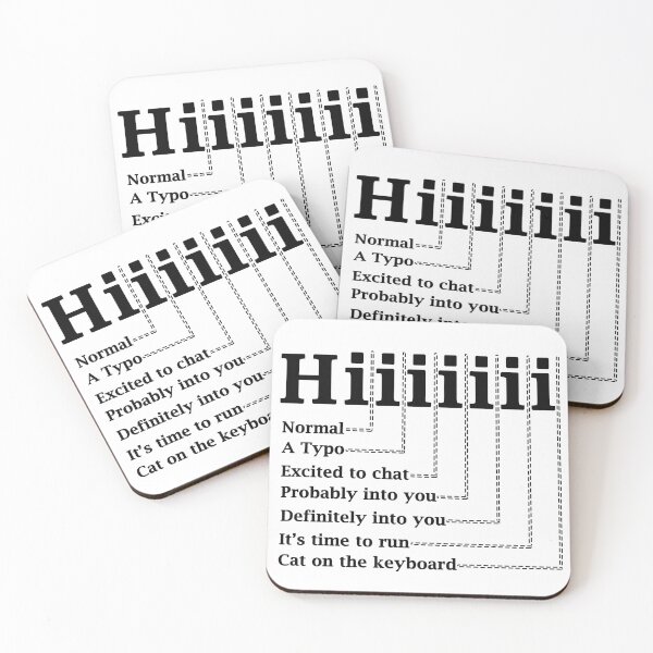 Item preview, Hi Hello Welcome Funny Pun designed and sold by LashCreations.
