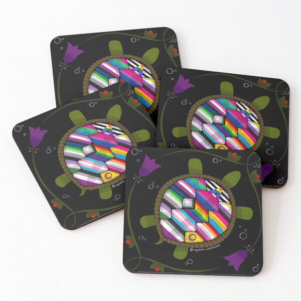 Item preview, Floral Turtle Island Indigenous Pride designed and sold by Katherine Shapard.