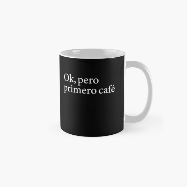 Pero Primero Cafecito Cuban Coffee Mug with Color Inside, Cuban