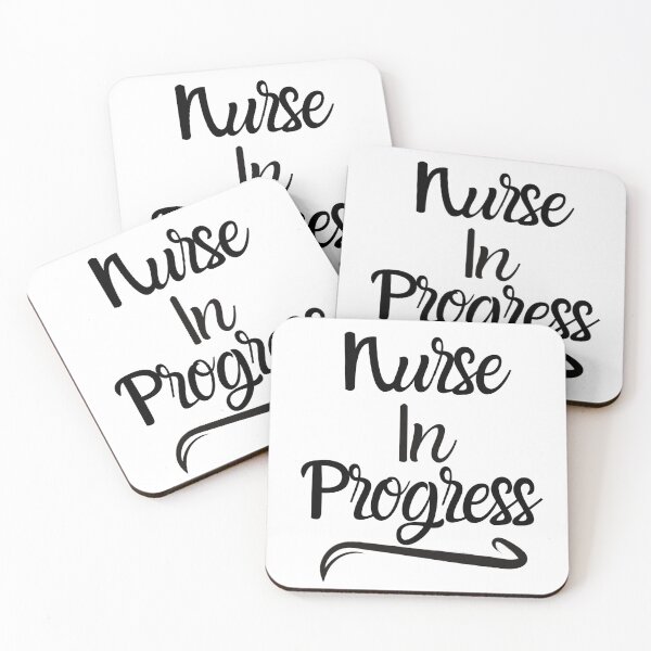 Item preview, nurse in progress quote - nurse gift/present (black)  designed and sold by PickaSticka.