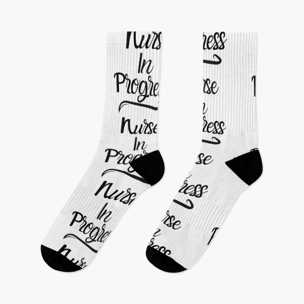 Item preview, nurse in progress quote - nurse gift/present (black)  designed and sold by PickaSticka.