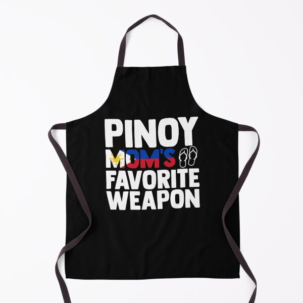 Item preview, Pinoy Moms Favorite Weapon Filipino Flag Pinay Nanay designed and sold by Nessshirts.