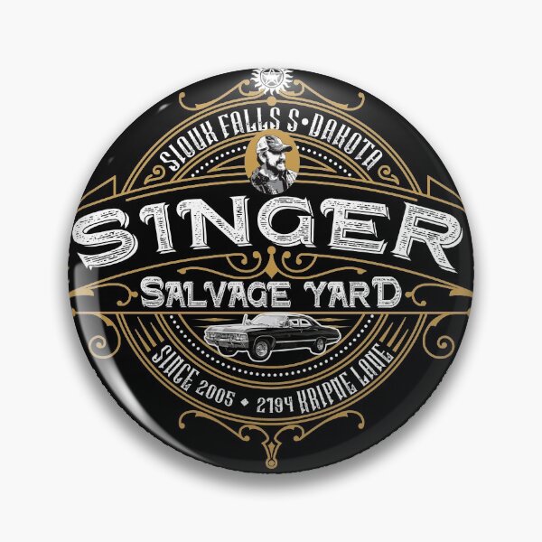 Item preview, Singer Salvage Yard designed and sold by Alema Art.
