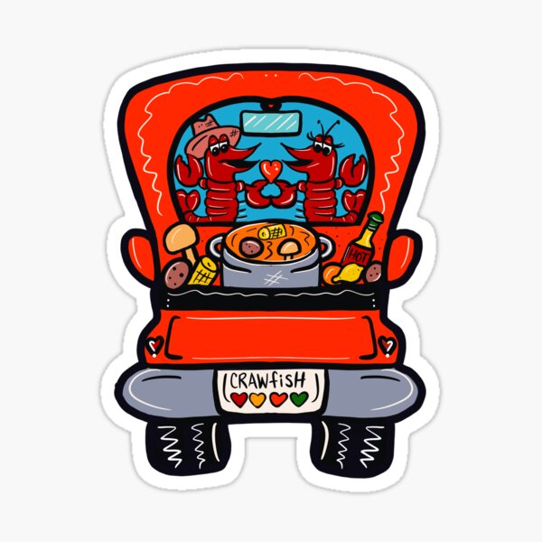 Item preview, Crawfish Love Truck designed and sold by starlabrady.