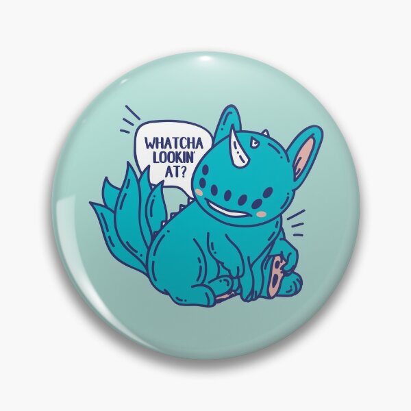 Item preview, Cute blue mutant asking whatcha lookin' at designed and sold by SPIRIMAL.