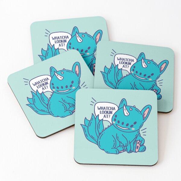 Item preview, Cute blue mutant asking whatcha lookin' at designed and sold by SPIRIMAL.