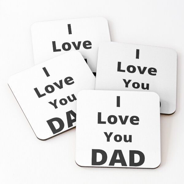 Item preview, I LOVE YOU DAD - FATHERS DAY designed and sold by MeroMeroS.