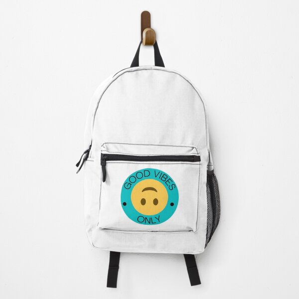 Good Vibes Upside Down Smiley Logo Backpack for Sale by GoodVibesEmpire Redbubble