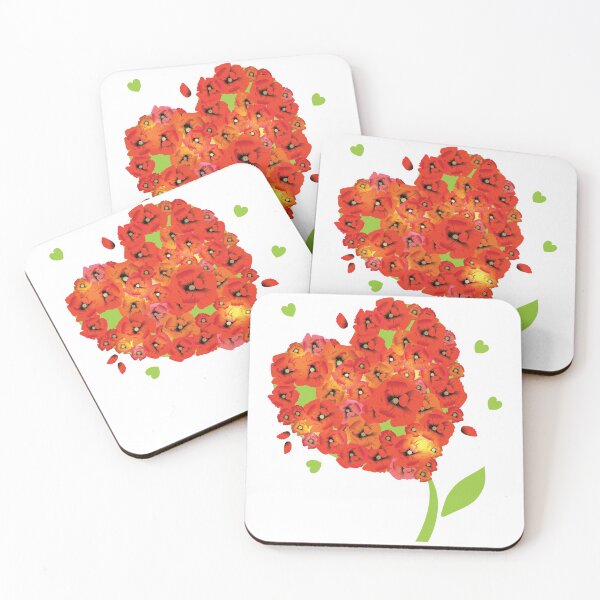 Item preview, Heart Flower designed and sold by JoyColorLove.