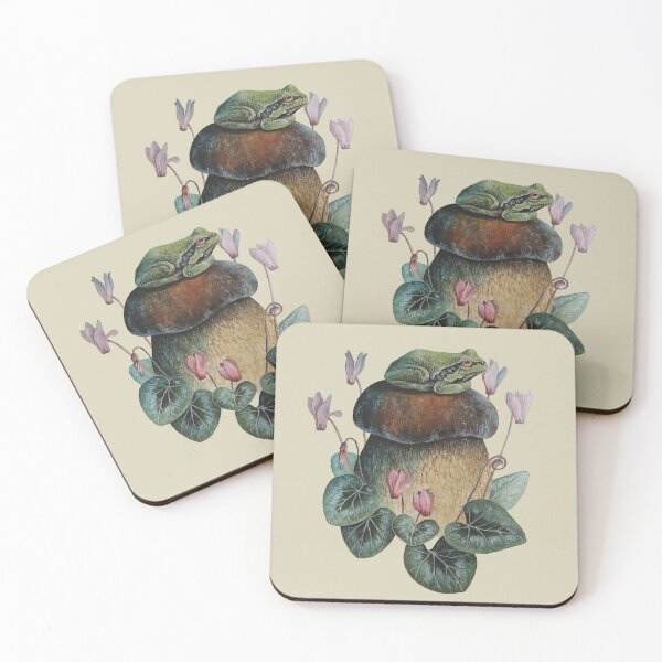 Item preview, Frog on a bolete shroomie designed and sold by red-fox-child.