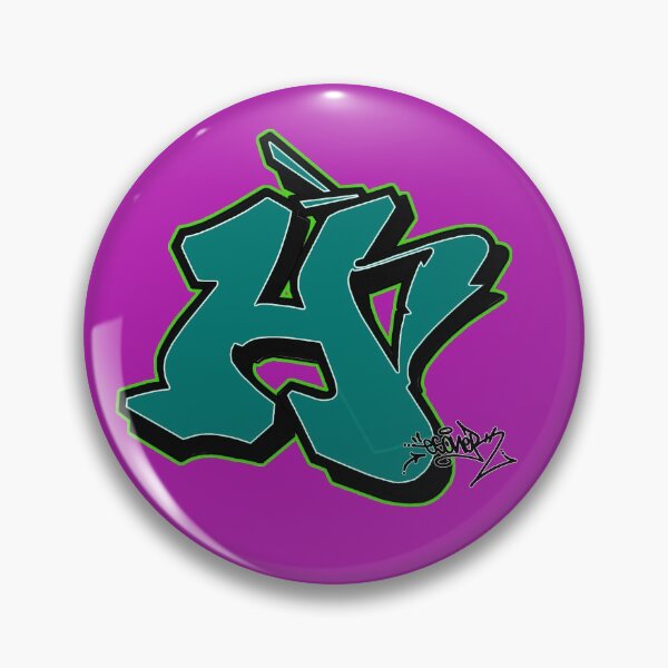 Item preview, GREEN LETTER H BY ESONE URBAN GRAFFITI STREET STYLE  designed and sold by GraffitiBomberZ.