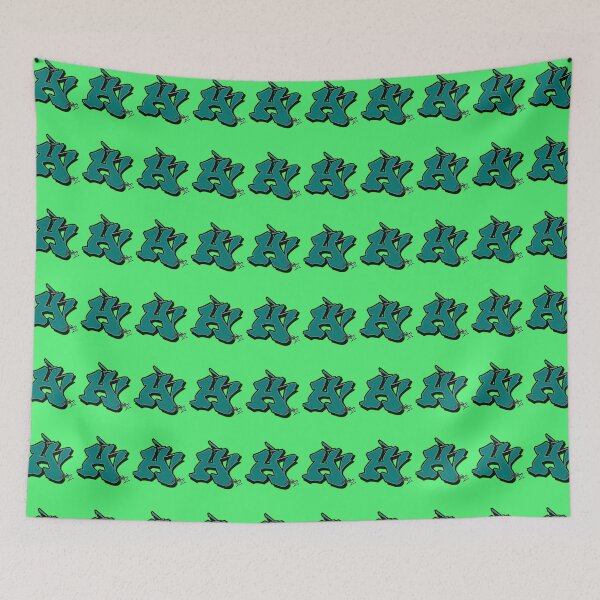Item preview, GREEN LETTER H BY ESONE URBAN GRAFFITI STREET STYLE  designed and sold by GraffitiBomberZ.