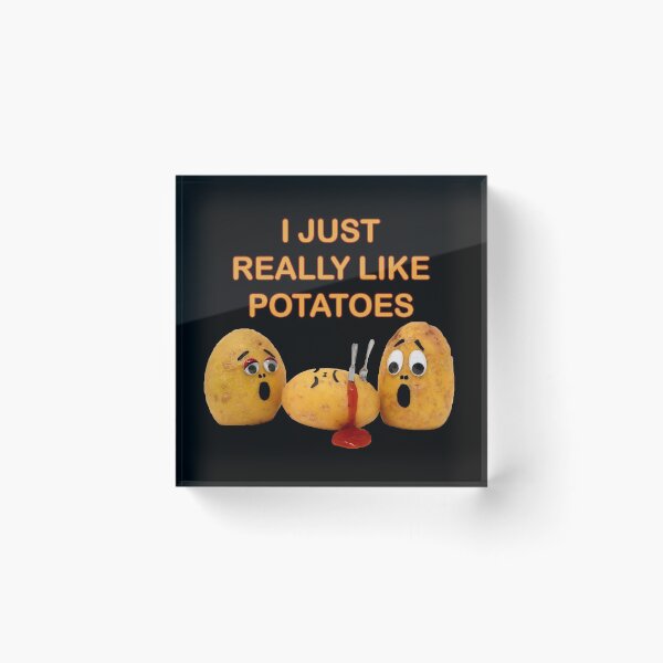 Item preview, Anthropomorphic Potatoes Funny Pun designed and sold by LashCreations.