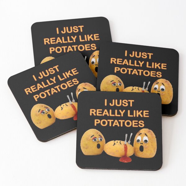 Item preview, Anthropomorphic Potatoes Funny Pun designed and sold by LashCreations.