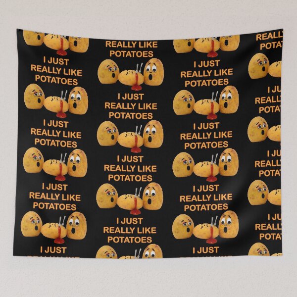 Item preview, Anthropomorphic Potatoes Funny Pun designed and sold by LashCreations.