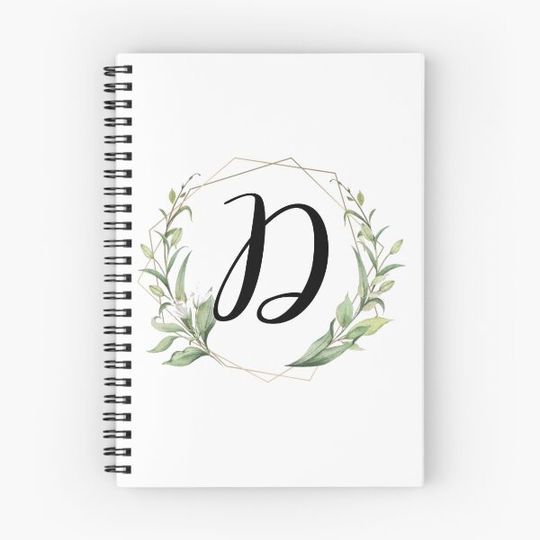 Item preview, Golden frame monogram with laurels letter D designed and sold by JustSeasons.