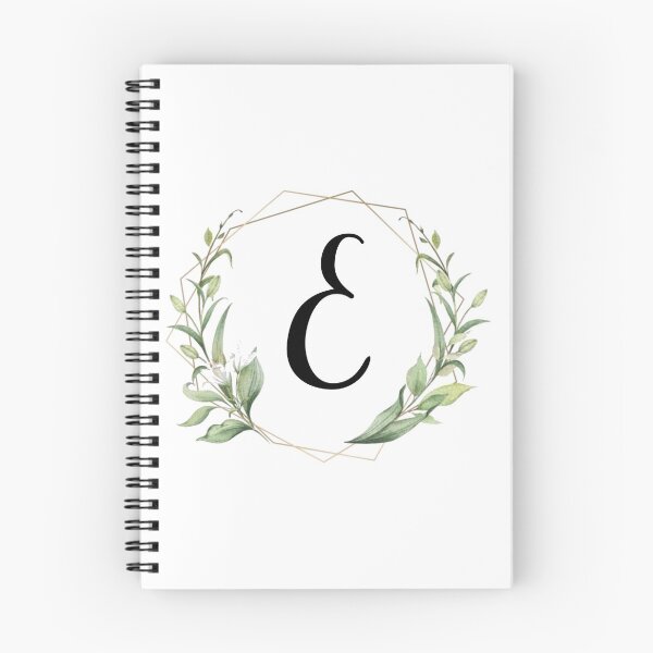 Item preview, Golden frame monogram with laurels letter E designed and sold by JustSeasons.