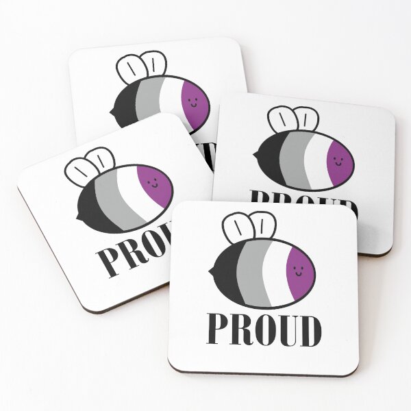 Item preview, Bee Proud Asexual Flag designed and sold by alrightlilbitty.