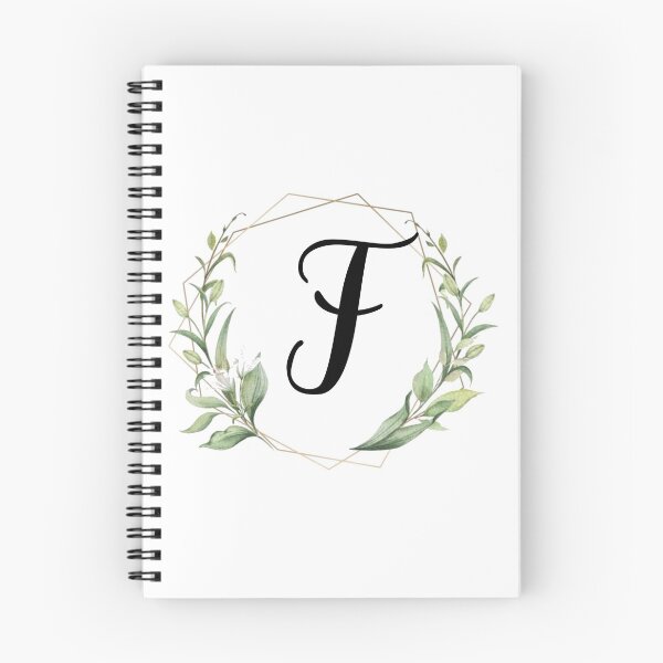 Item preview, Golden frame monogram with laurels letter F designed and sold by JustSeasons.