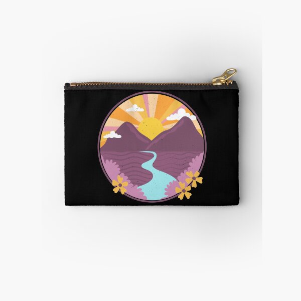 Item preview, 80s Synthwave Mountains Sunset designed and sold by GoodVibeDesign.