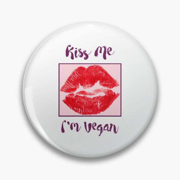 Item preview, Kiss me I'm Vegan designed and sold by VegaTique.
