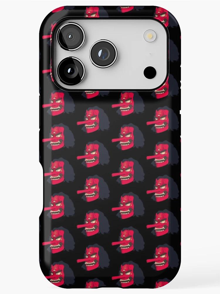 Thumbnail 1 of 4, iPhone Case, Tengu Mask designed and sold by Arturo Fernandez.
