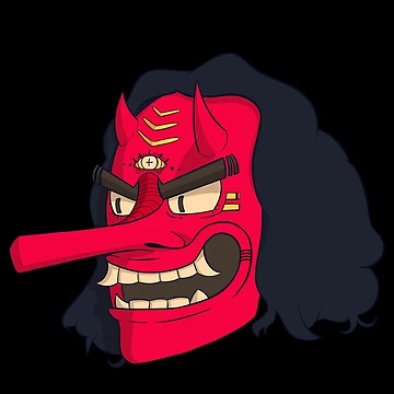 Artwork thumbnail, Tengu Mask by Arturo Fernandez