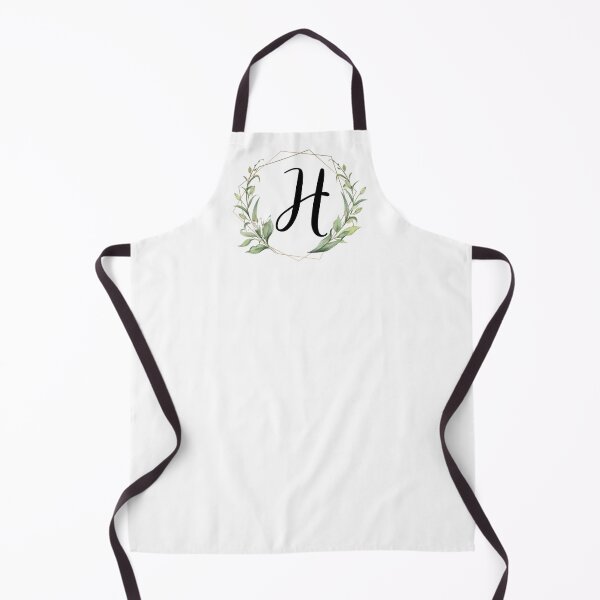 Item preview, Golden frame monogram with laurels letter H designed and sold by JustSeasons.