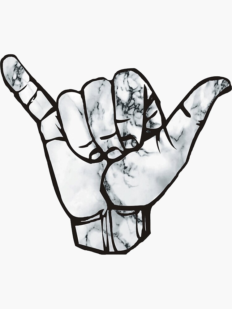 Shaka Hand Marble by ldeitch