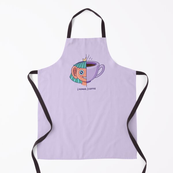 Item preview, Ilustración mitad humano, mitad café designed and sold by SugarNBones.