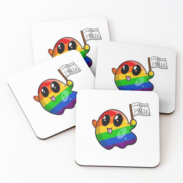 Item preview, Rainbow Pride Flag Ghost designed and sold by Paul Richards.