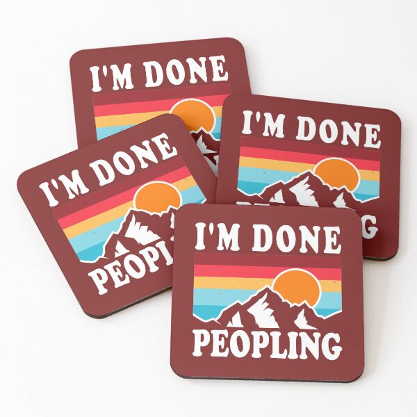 Item preview, Im Done Peopling - Gift designed and sold by Imadovic.