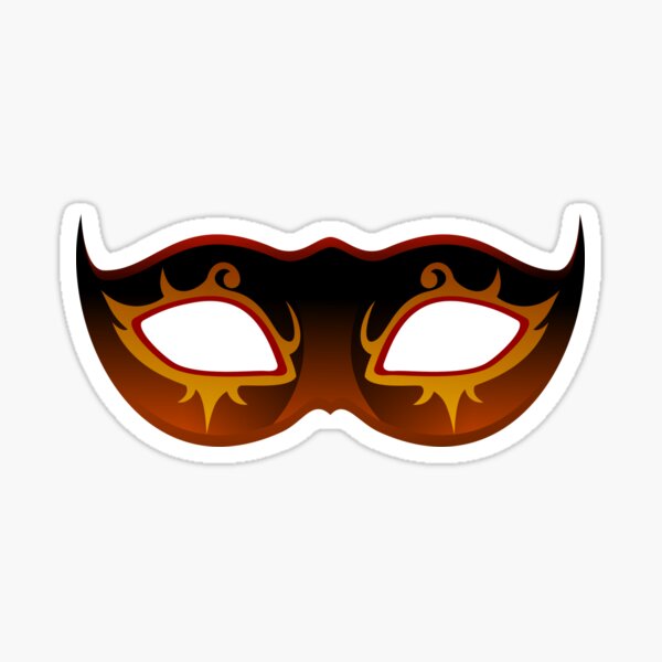 "Party Masks and Eye Masks" Sticker for Sale by Digitalpainto Redbubble