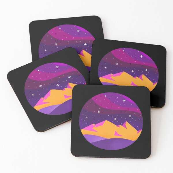 Item preview, 80s Synthwave Mountains Epic  designed and sold by GoodVibeDesign.