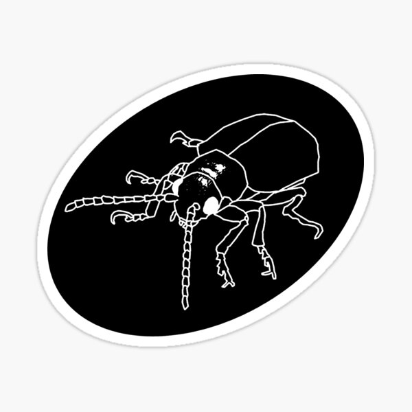 Dessert Insect with Shadow (Metal Punk theme) Sticker