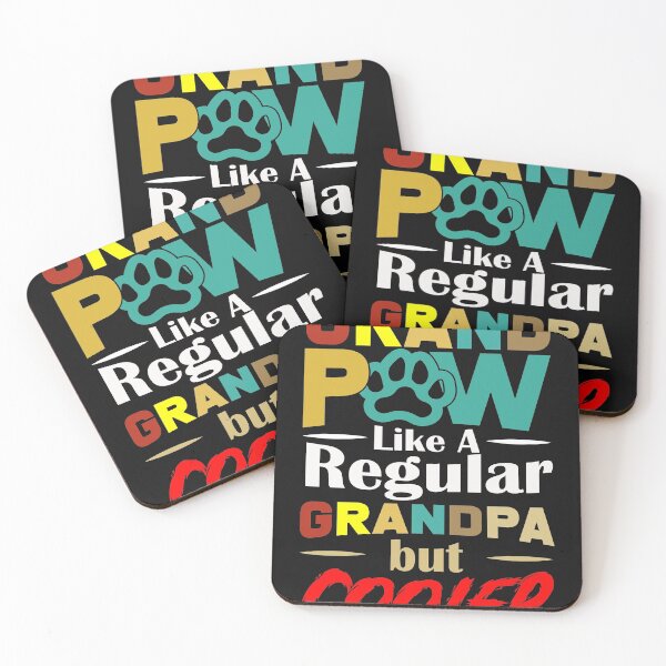 Item preview, Grand Paw Like A Regular Grandpa But Cooler - Funny Father's Day trending Vintage Dog Lover Gift. designed and sold by ALITOPRINCE.