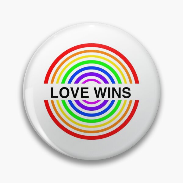 Item preview, LOVE WINS (bold circles) designed and sold by acceptablekiwi.