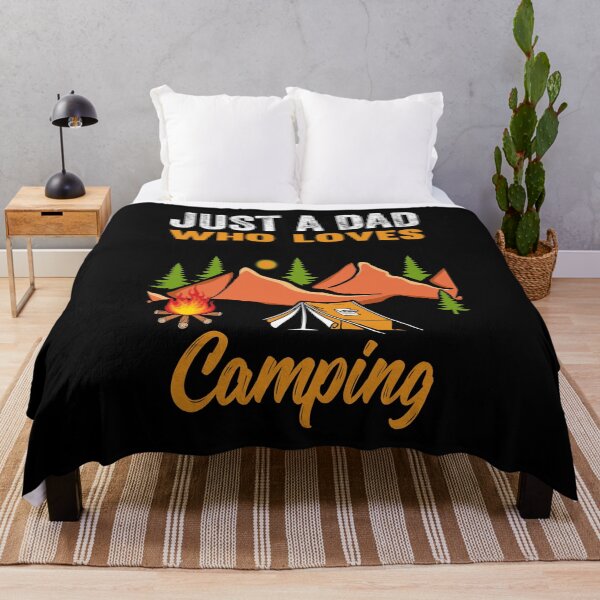 Item preview, Just A Dad Who Loves Camping designed and sold by AmethystMurad.