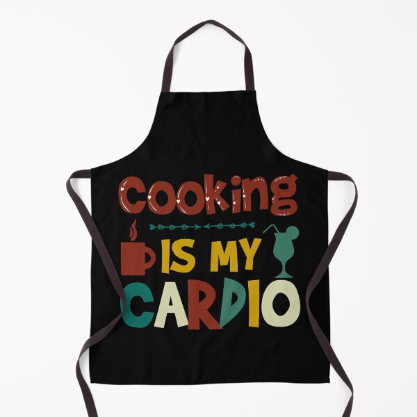 Item preview, Cooking Is My Cardio-Cooking lover-Foods-Funny Gift Idea designed and sold by TYPOGRAPO.