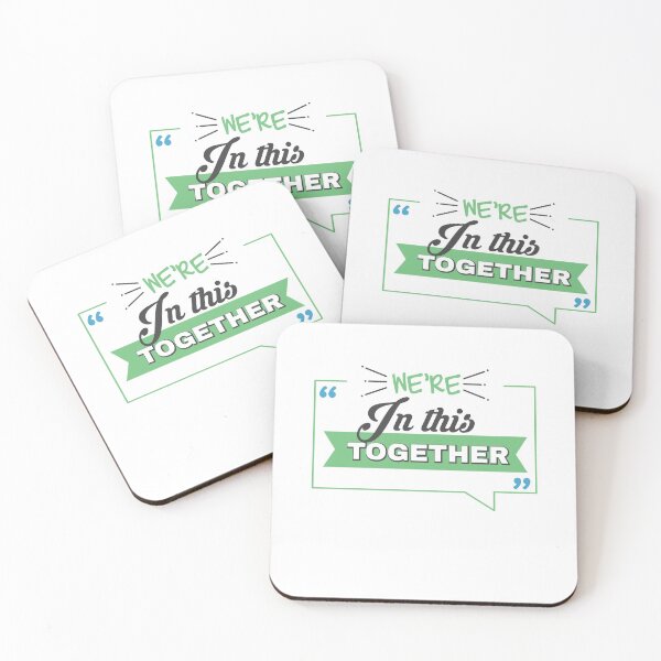 Item preview, We're in this together | Funny Social Distancing designed and sold by art-fox.