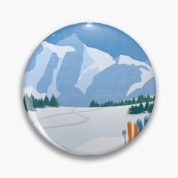 Artikelvorschau, Vintage Travel USA - Vintage Colorado Willkommen bei der Abenteuer-Skiszene mit Schnee und Bergen entworfen und verkauft von WearWolfDesigns.