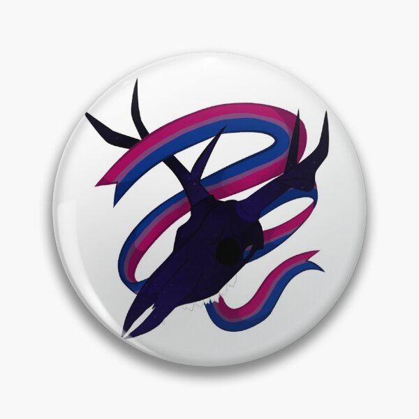Item preview, Deer Skull Bisexual Pride designed and sold by DamiensRamune.