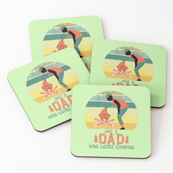 Item preview,   just a dad who loves camping designed and sold by Eman4design.